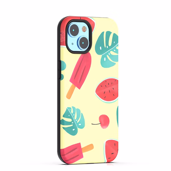 Stitching Style Marble IMD TPU Mobile Phone Case for iPhone