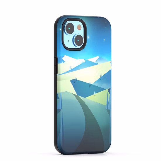 Stitching Style Marble IMD TPU Mobile Phone Case for iPhone
