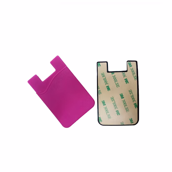 Popular Mobile Phone Card Sleeve Silicone Card Sleeve Factory Direct Sales