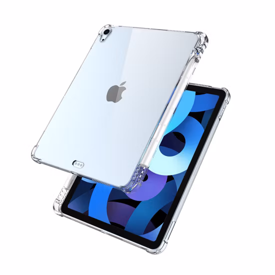 China Manufactory Broadcom Chip Shockproof Flip PU Leather Pencil Holder Wireless Cover Tablet Bluetooth Keyboard Case for iPad Air 10.9inch