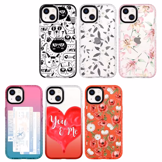 Dolphin Design Custom Printed Tempered Glass Mobile Phone Case
